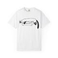 Lazy Cat on Turntable T-Shirt — Vinyl Record Lover Tee