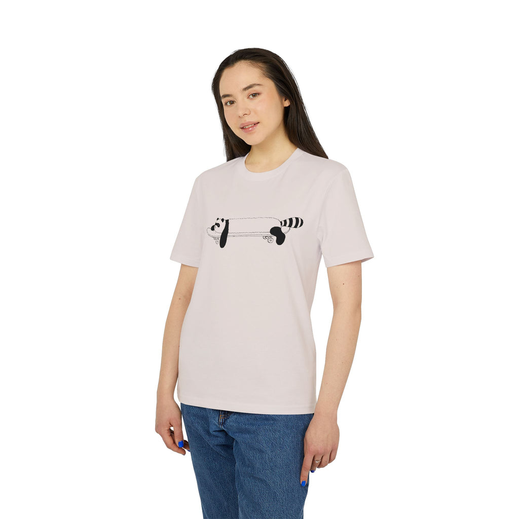 Raccoon Dachshund Mashup T-Shirt — Cute Lazy Raccoon Sausage Dog Graphic Tee