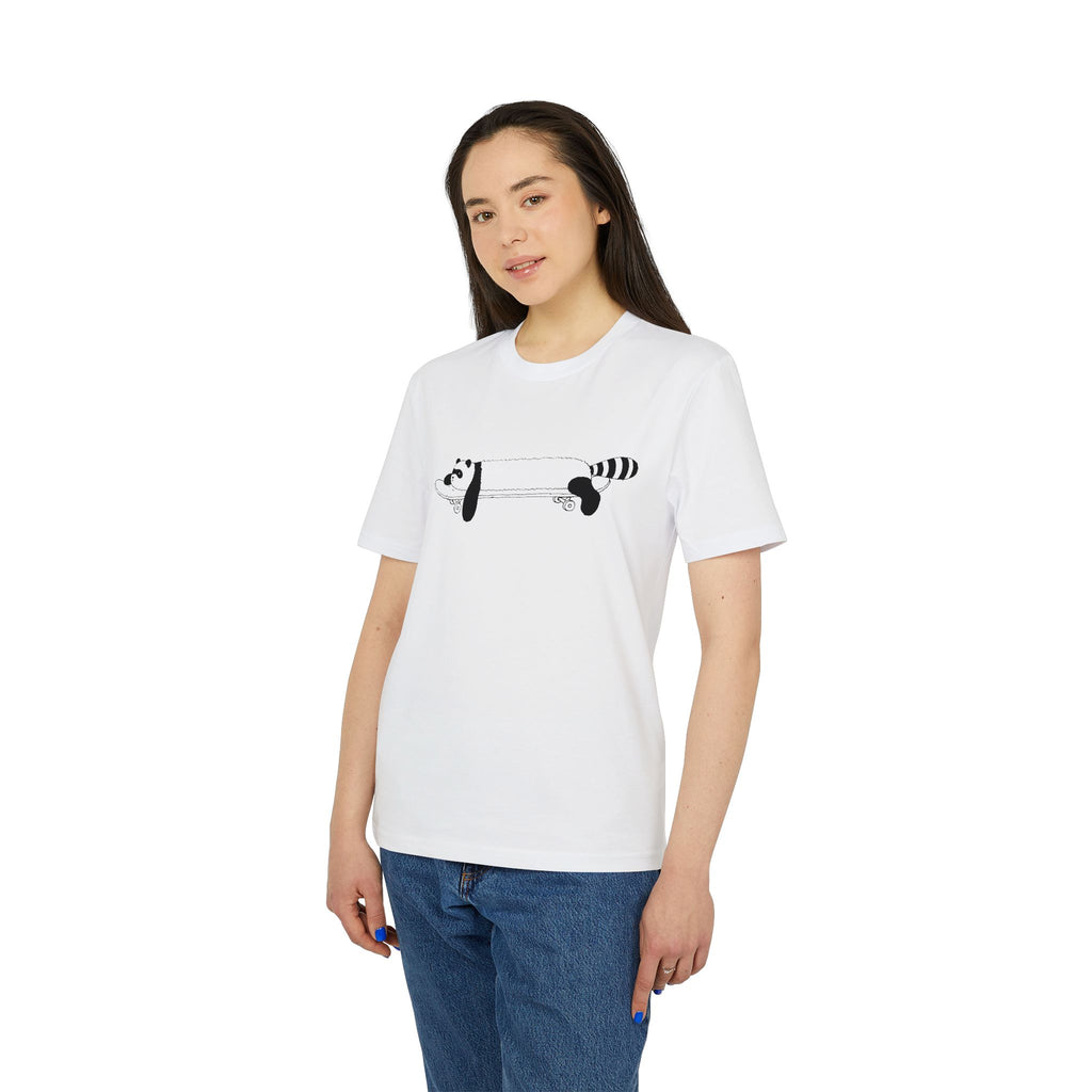 Raccoon Dachshund Mashup T-Shirt — Cute Lazy Raccoon Sausage Dog Graphic Tee