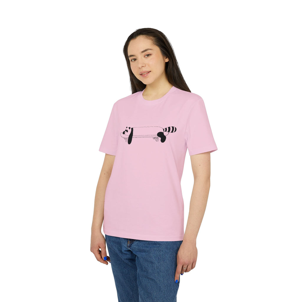 Raccoon Dachshund Mashup T-Shirt — Cute Lazy Raccoon Sausage Dog Graphic Tee